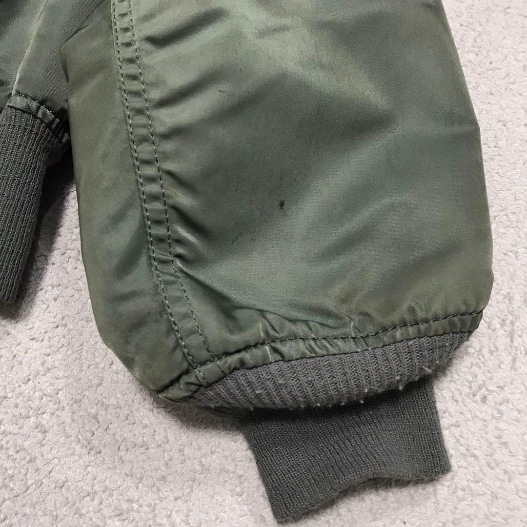 90s ALPHA アルファ　ビンテージフライトジャケット　MA1 USA製　L