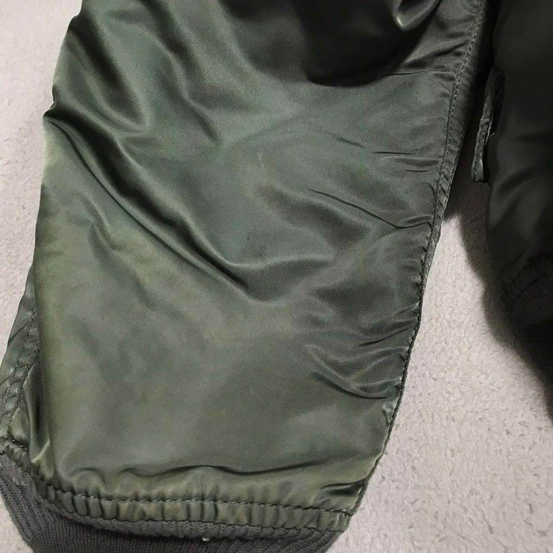 90s ALPHA アルファ　ビンテージフライトジャケット　MA1 USA製　L