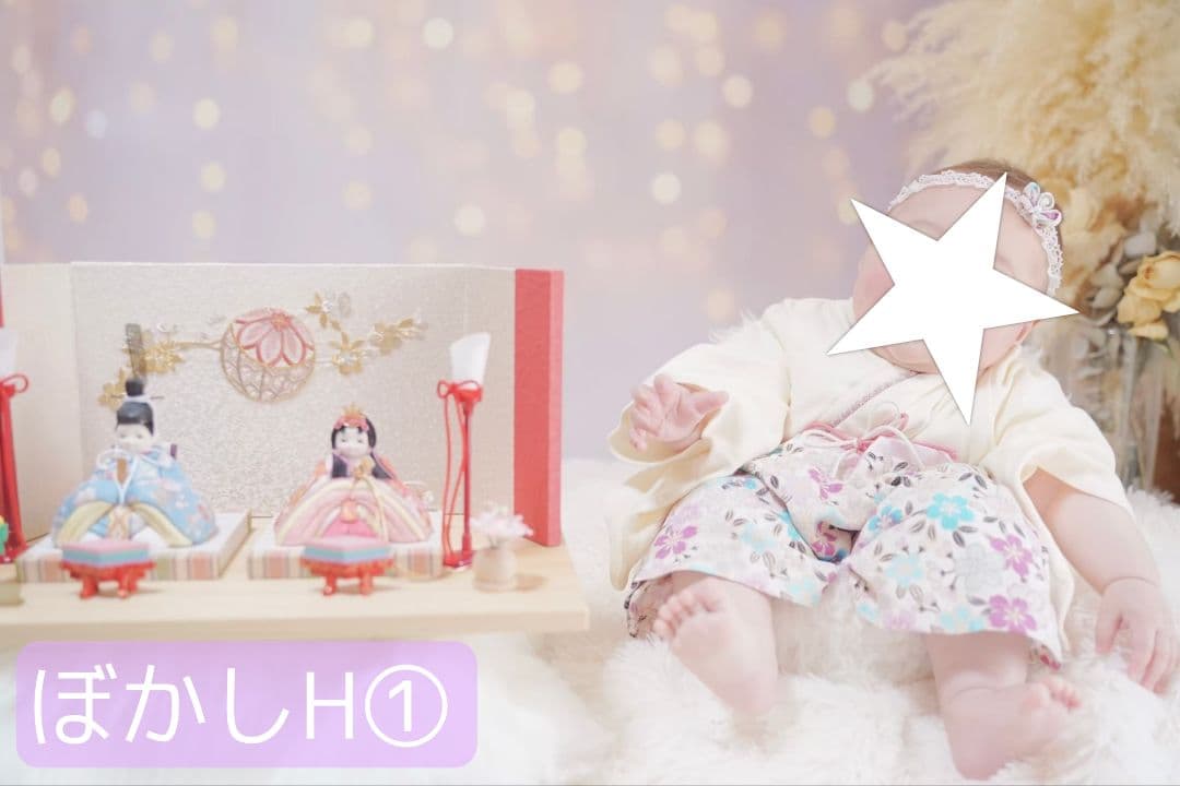 背景布【ぼかしJ】サンプル　ペット撮影用フォトブース　1月　玉ボケ　幻想的