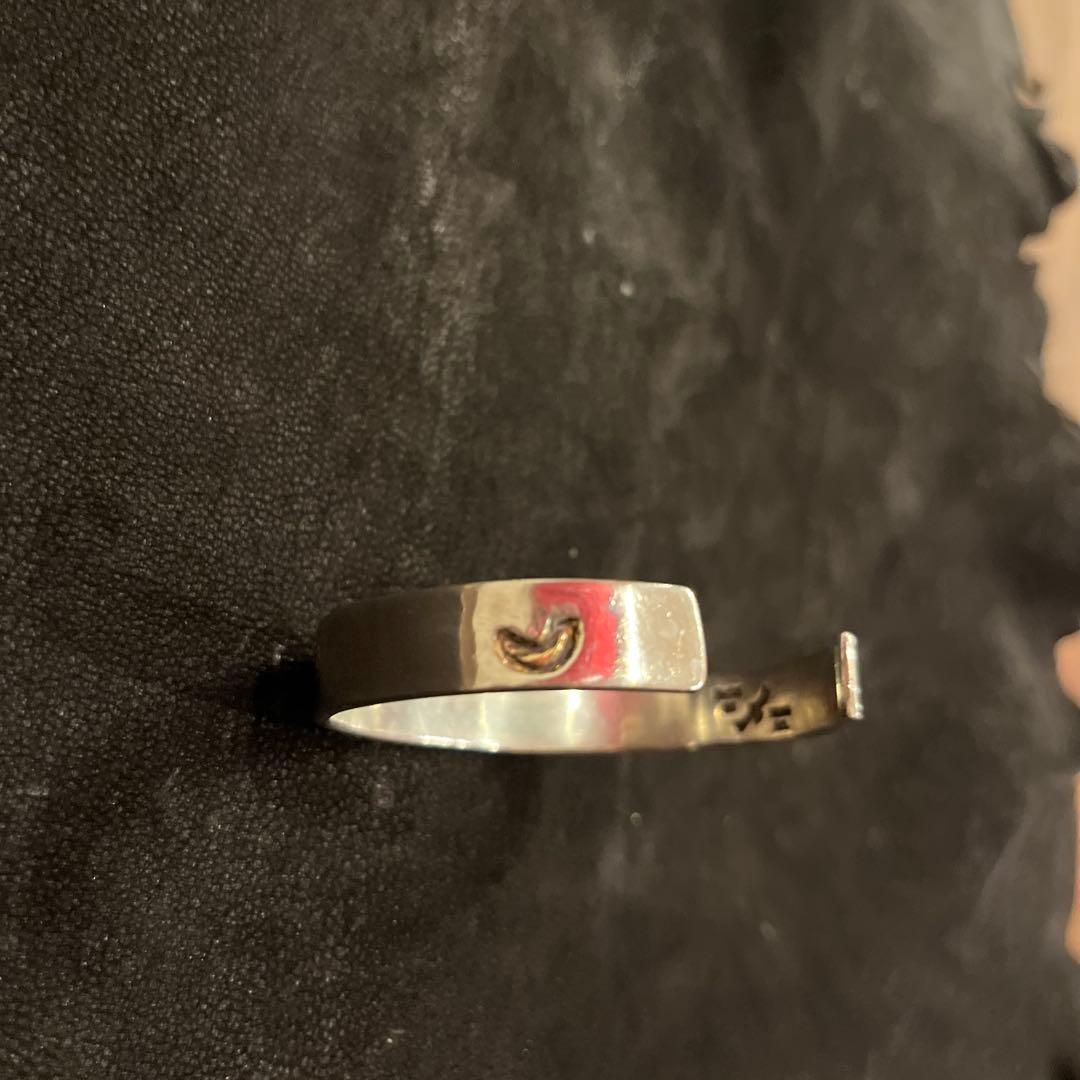 レザーアンドシルバーアクト バングル シルバー 18k インディアン