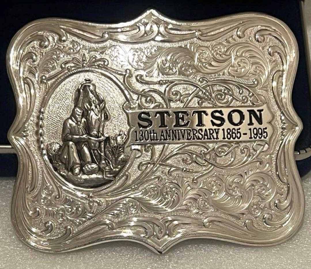 Montana Silversmith Stetson バックル 130周年記念