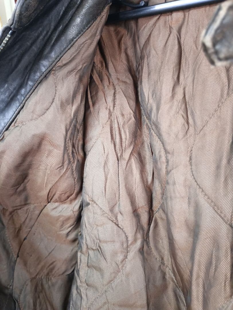 ノーティカ　ダークブラウン レザージャケット