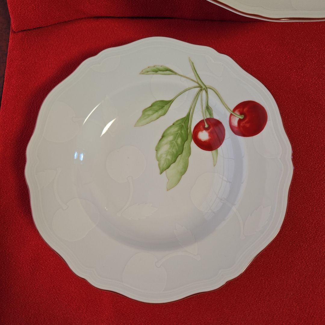 【未使用美品】リチャードジノリ　アンティコチェリー　スープ皿　パスタ皿　深皿