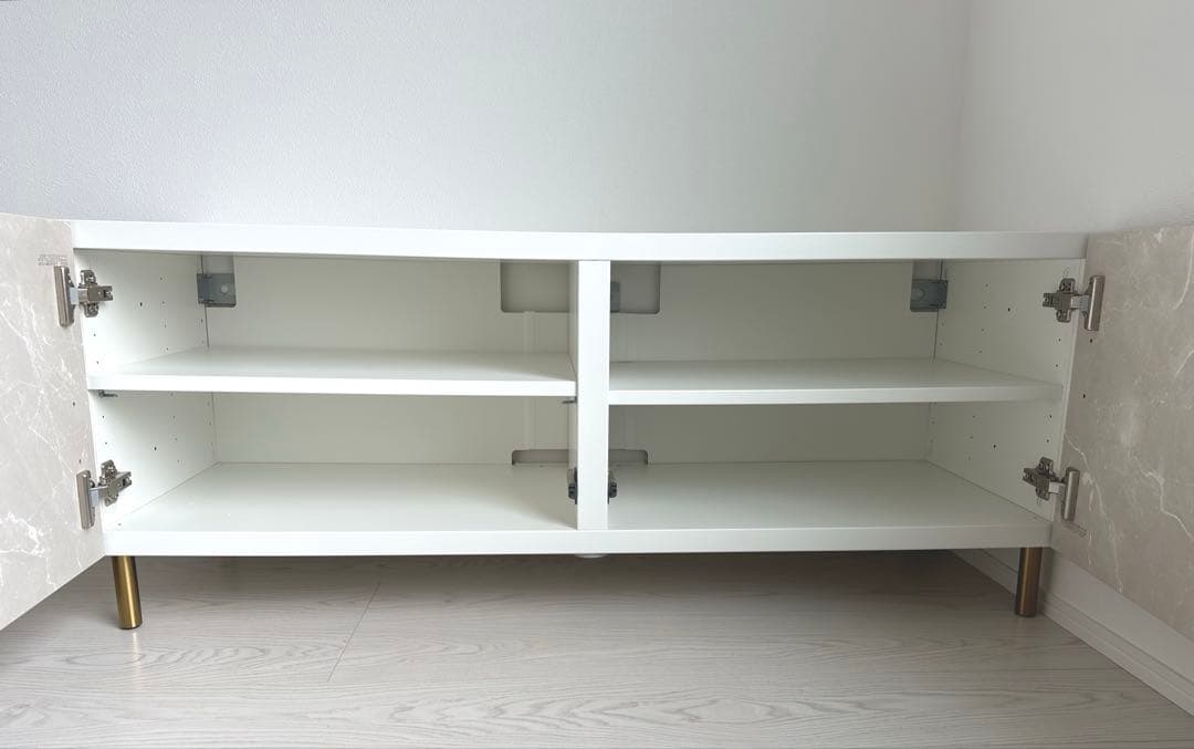 【それそら】IKEA ベストー　テレビ台　120x42x48 cm