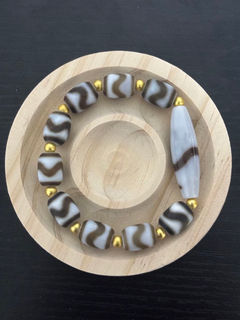 超激レア‼︎ 白蛇神天珠　虎牙　ブレスレット