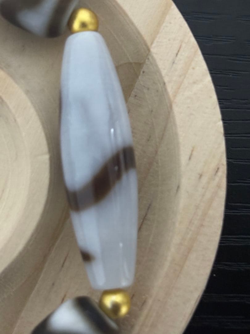 超激レア‼︎ 白蛇神天珠　虎牙　ブレスレット