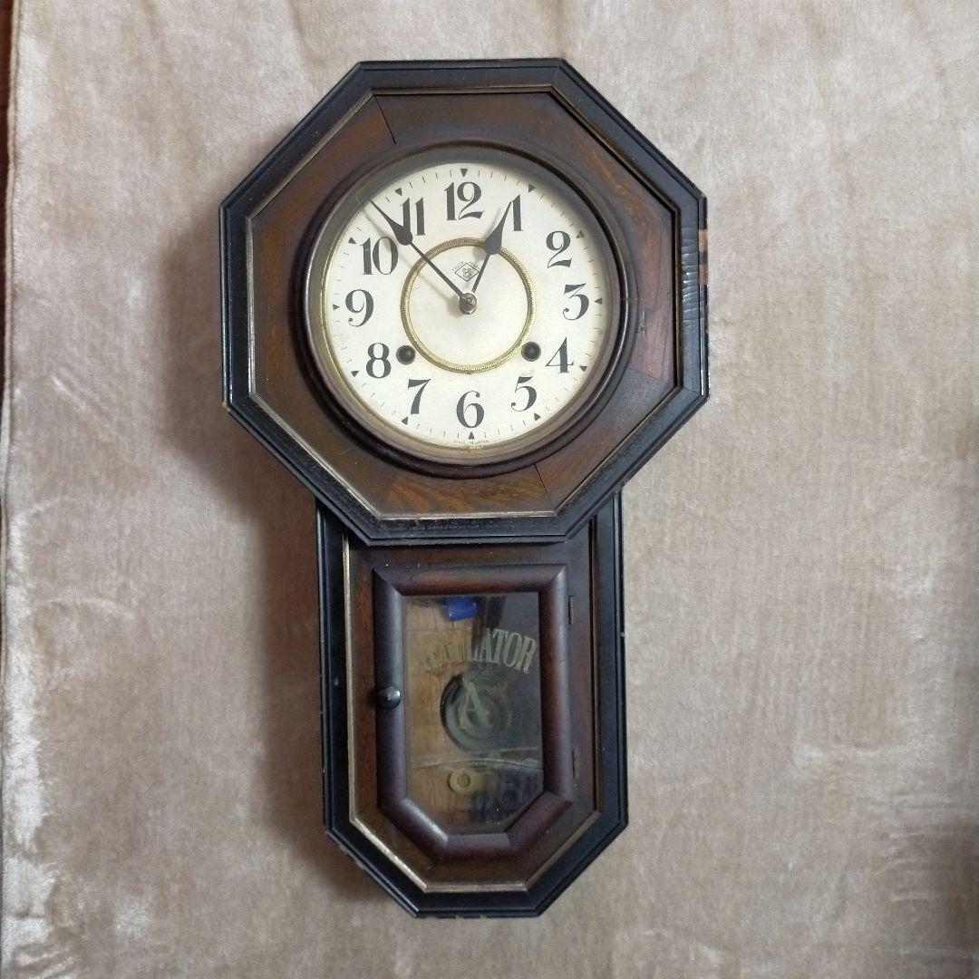 昭和レトロ時計　ぜんまい式　振り子時計