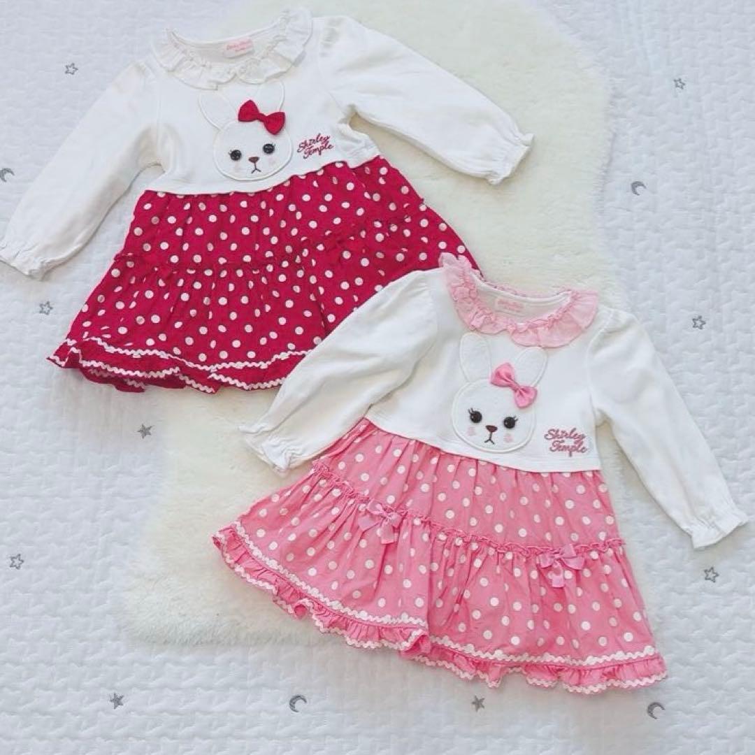 シャーリーテンプル♡ワンピースセット 80.90