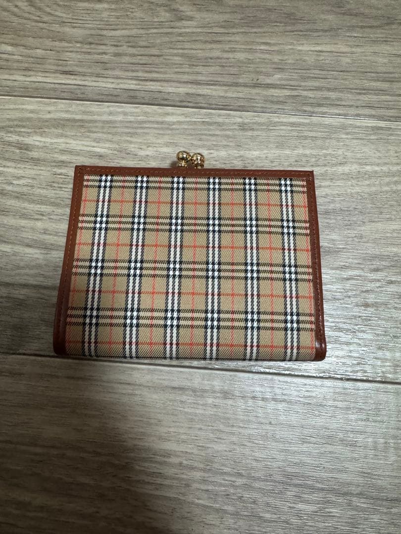 BURBERRY バーバリー がま口財布 折り財布 ノバチェック