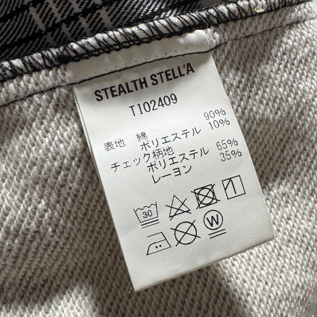 1777◆ステルスステラ 異素材ドッキングパーカー アシンメトリー