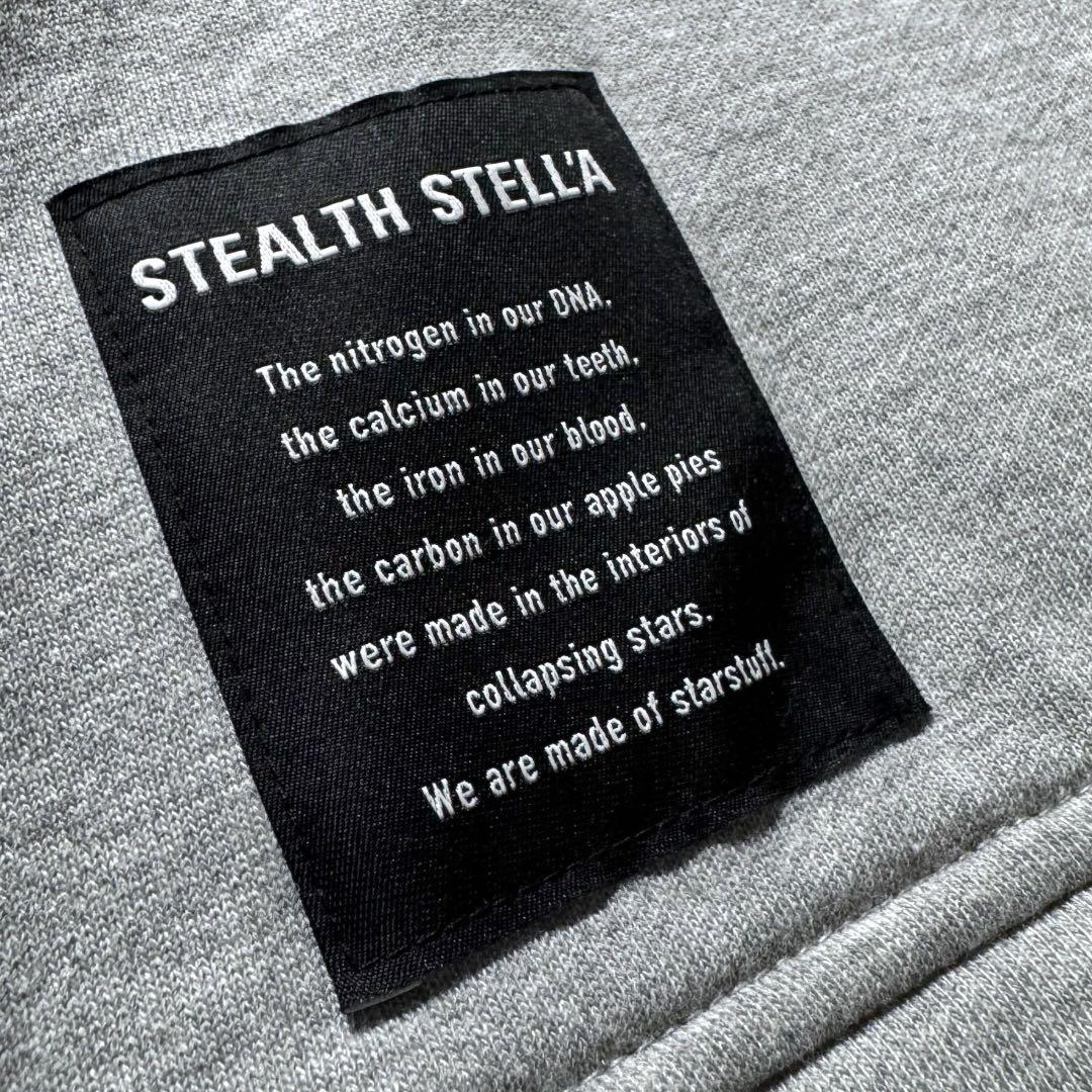 1777◆ステルスステラ 異素材ドッキングパーカー アシンメトリー