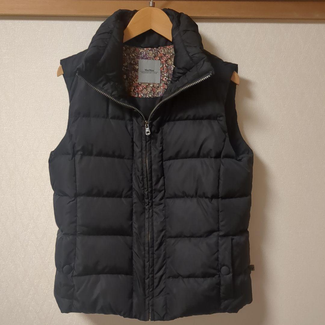 MaxMara WEEKEND-LINE ブラックダウンベスト