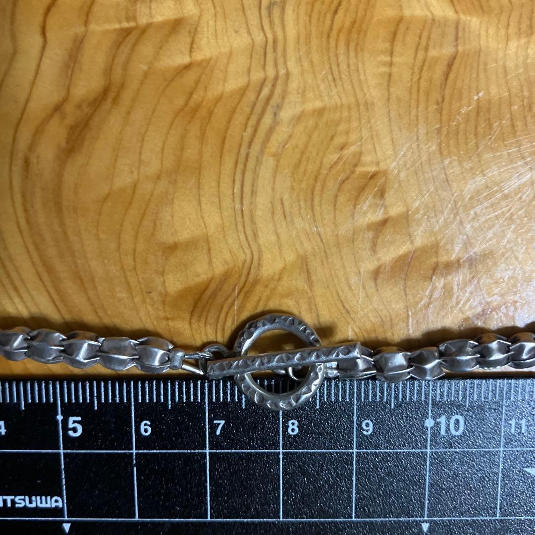 ケラ様御専用　天然ターコイズとカレンシルバーネックレス，ブレスレット2点