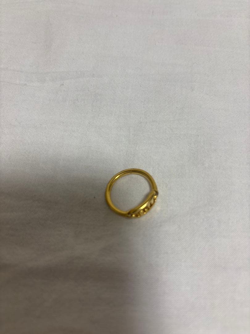 FENDI ゴールドリング ロゴデザイン