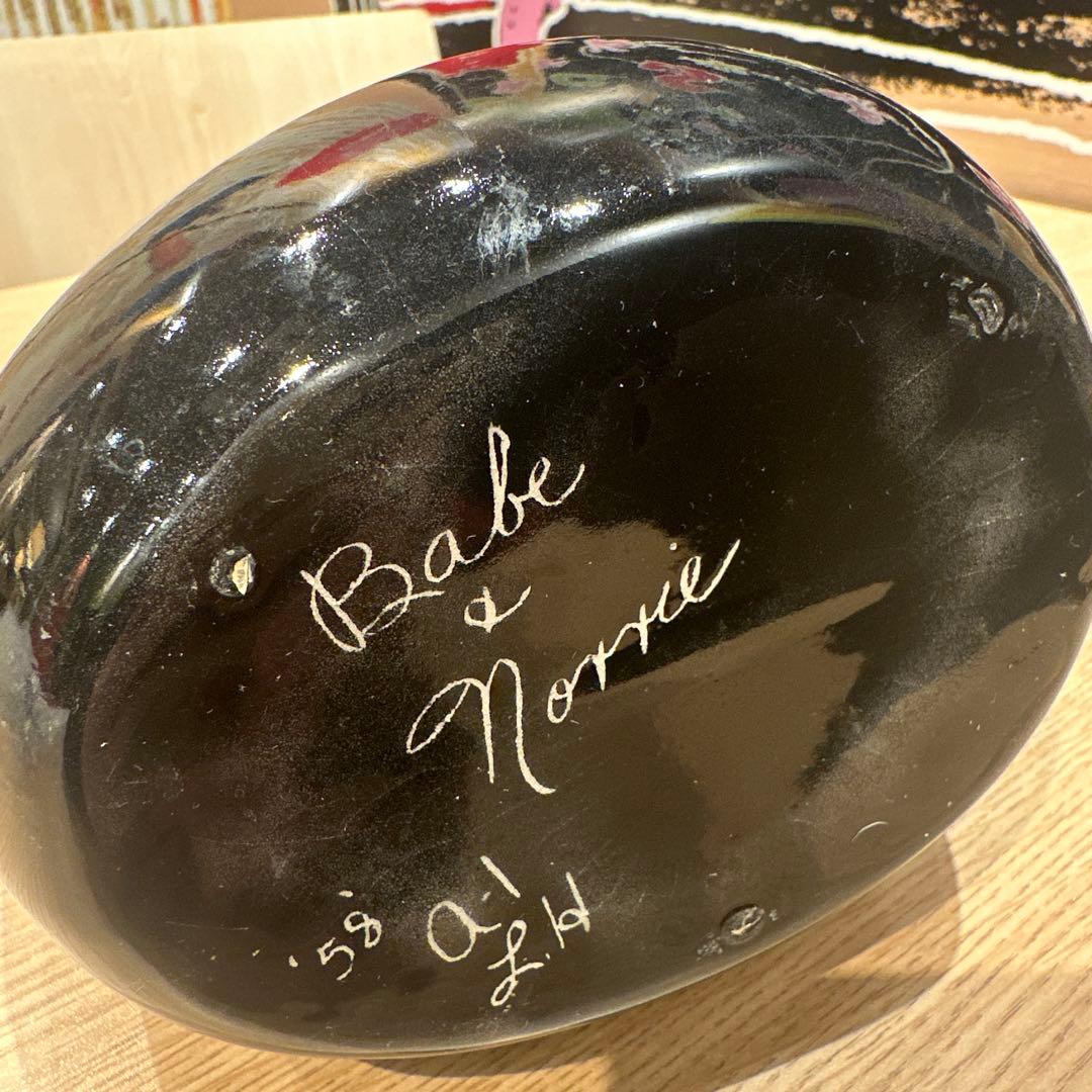 50's U.S.A セラミックベース ミッドセンチュリー 1958年 オブジェ