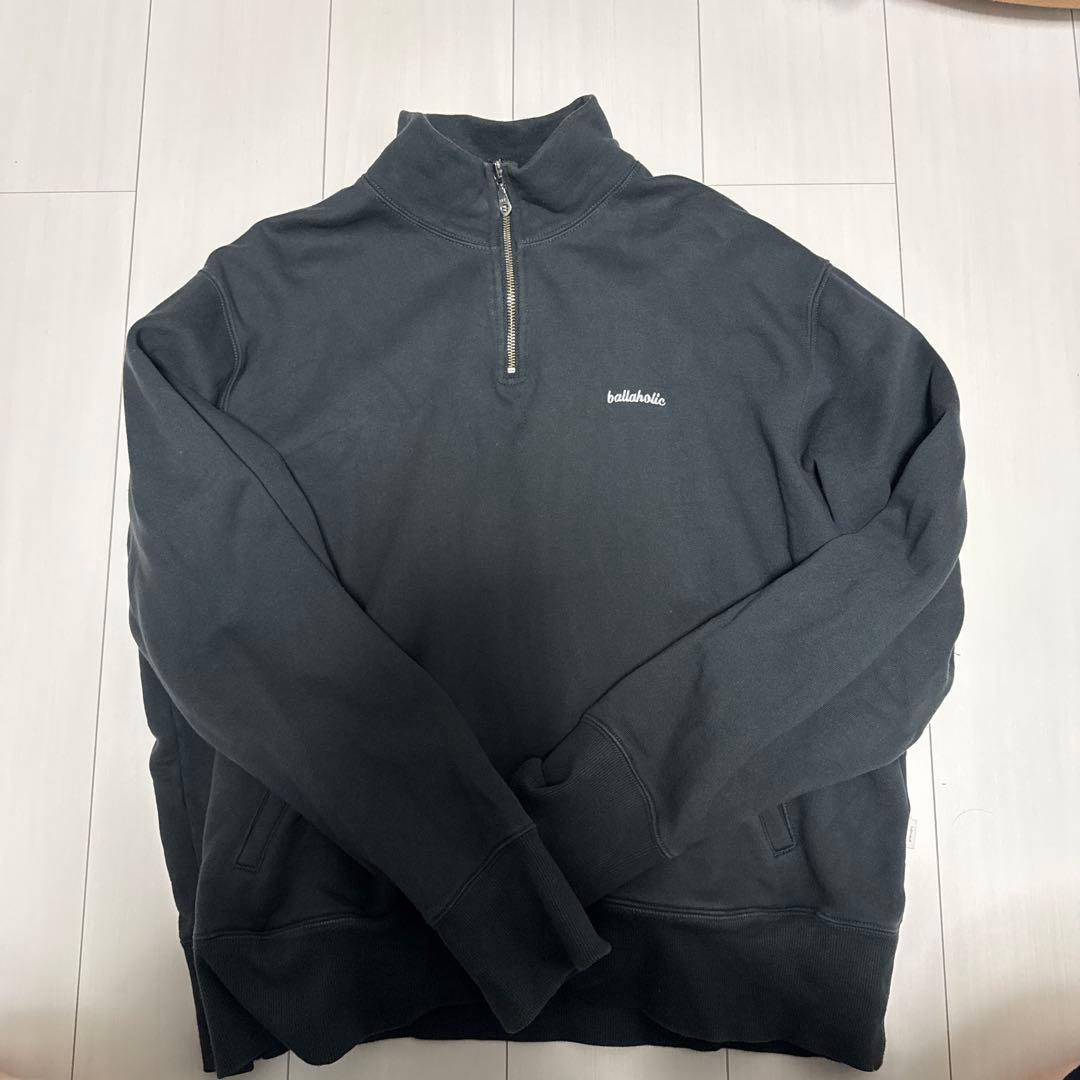 ballaholic ハーフジップパーカー　L 黒