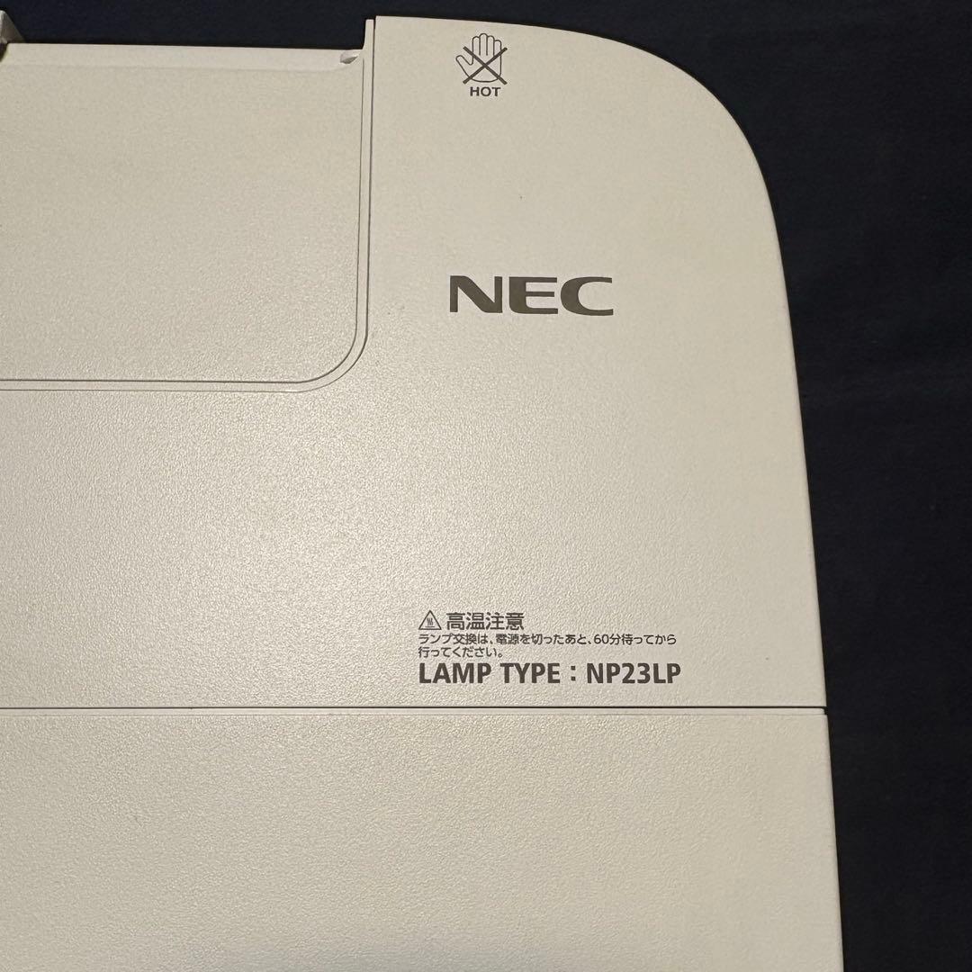 NEC プロジェクター　NP-P401WJL NP23LP 4000ルーメン
