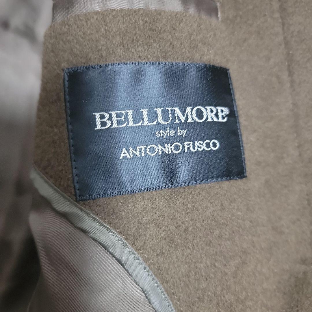 【あまたろ様】BELLUMORE カシミヤ 100% ブラウン ステンカラー
