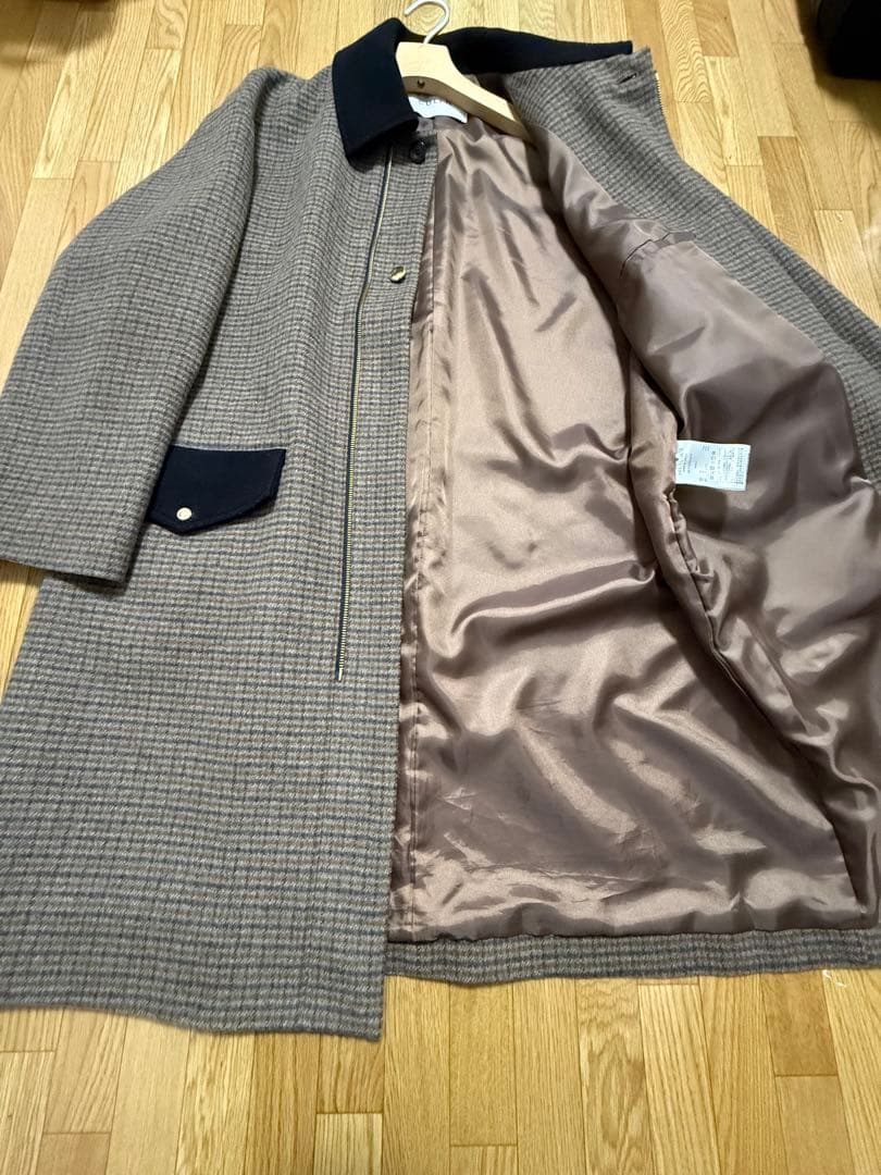 cullni コート　チェック柄