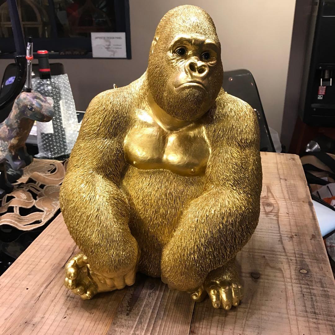 ゴールドゴリラ 置物 約30cm 人気ブランドKARE プレゼントに❤️
