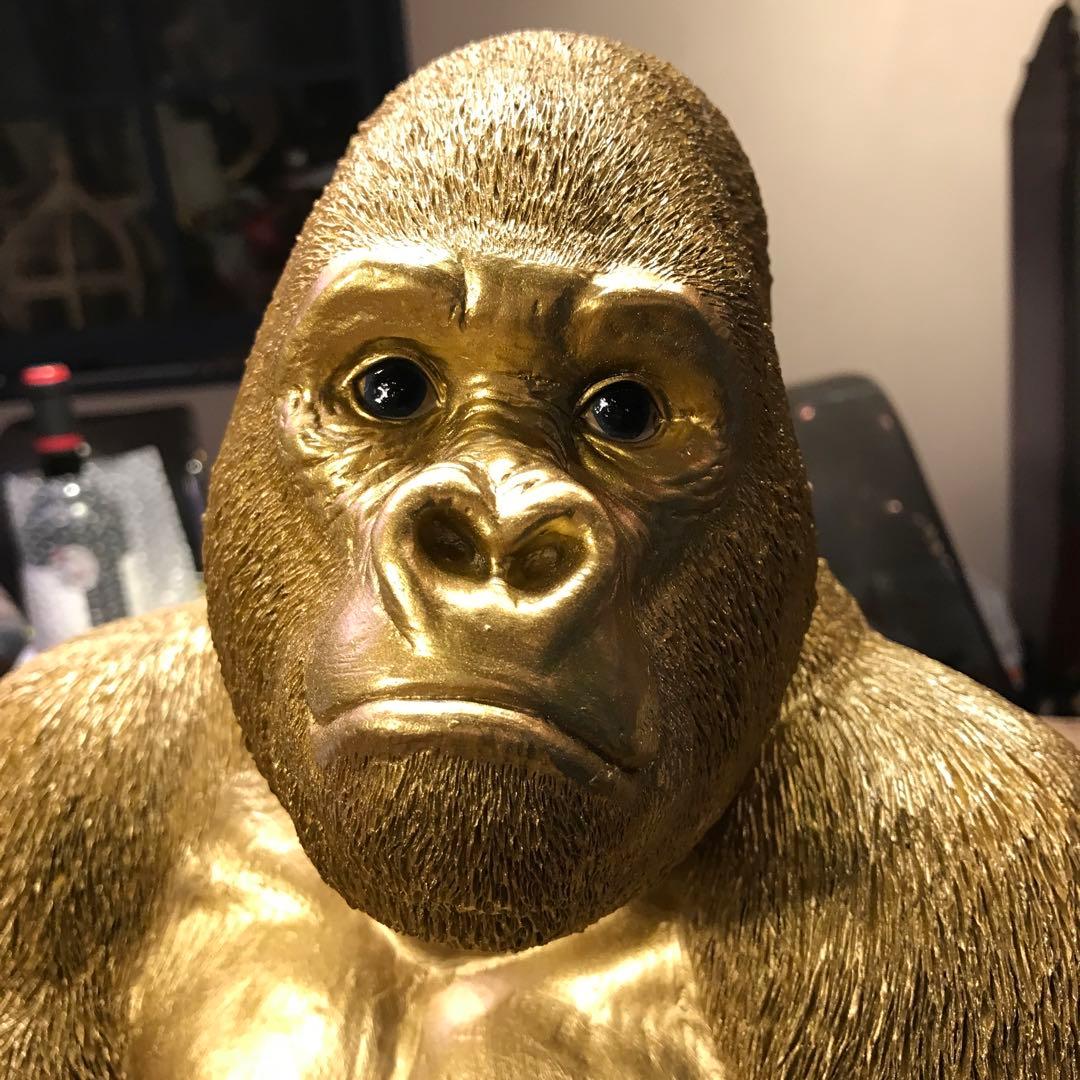 ゴールドゴリラ 置物 約30cm 人気ブランドKARE プレゼントに❤️