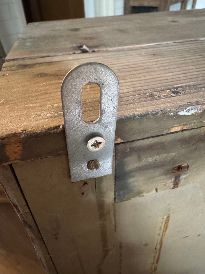 フランス　アンティーク　ウォールキャビネット　ヴィンテージ　ブロカント　シェルフ