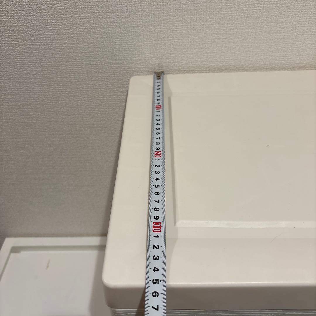 【たのメル便送料込】オフホワイト 5段チェスト プラスチック製　キッズチェスト