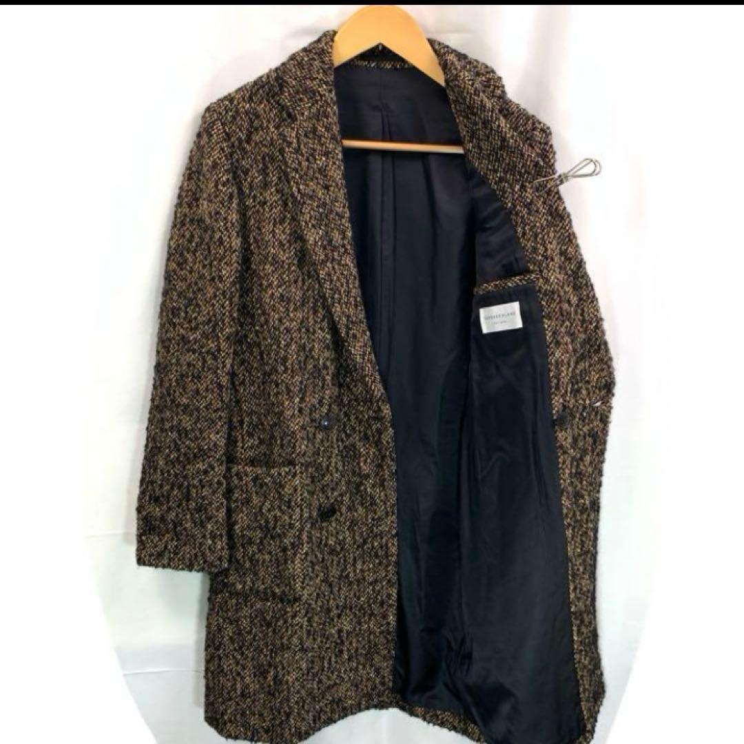 TOMORROWLAND ダブルチェスターフィールドコート　ウール　48