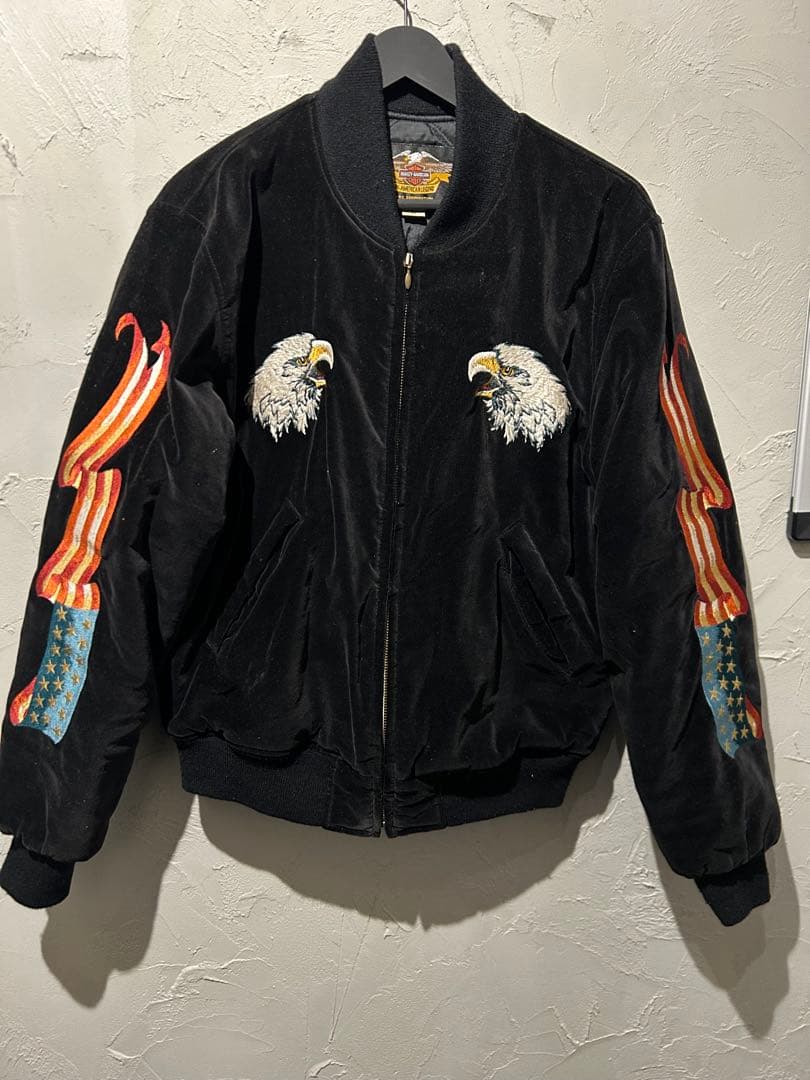 Harley-Davidson スカジャン ブラック