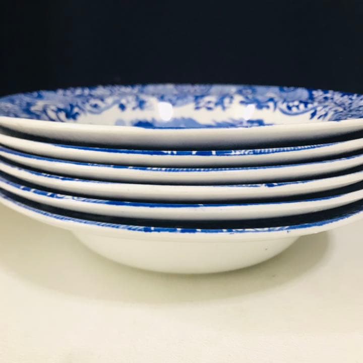 スポード  ブルーイタリアン　フルーツボウル  6個セット