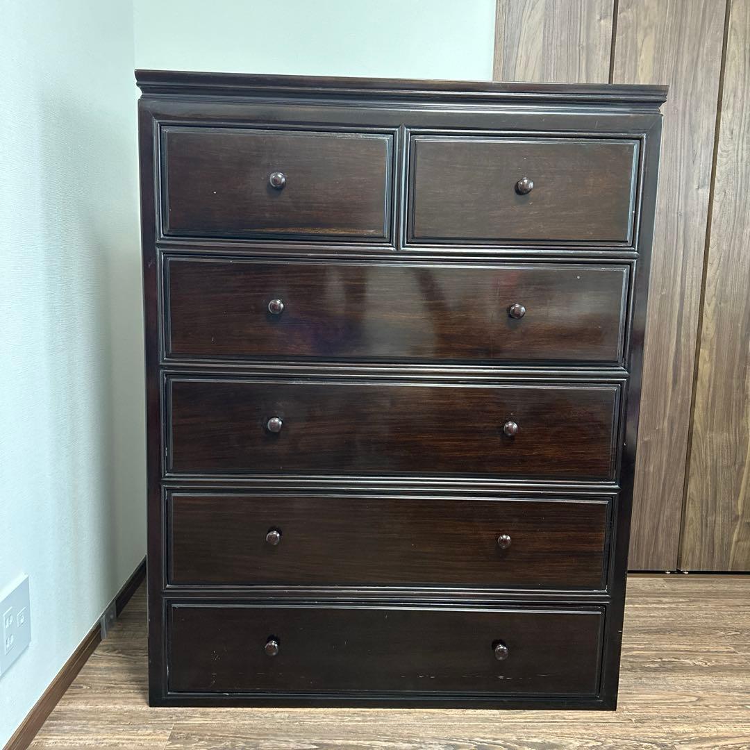 【3/19まで出品となります】中国家具　チェスト　洋服箪笥　木製