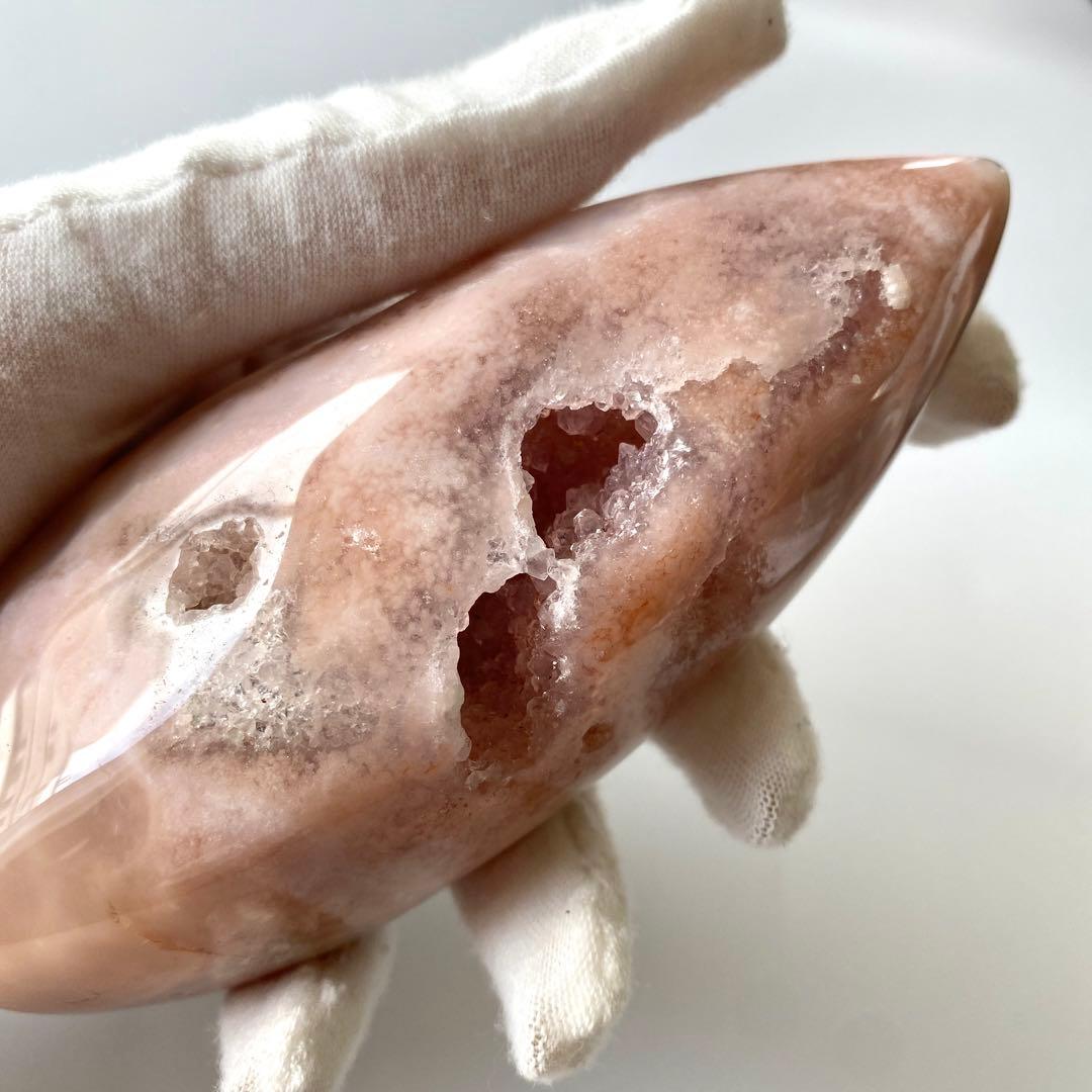 ピンクアメジスト フラワーアゲート ポリッシュ