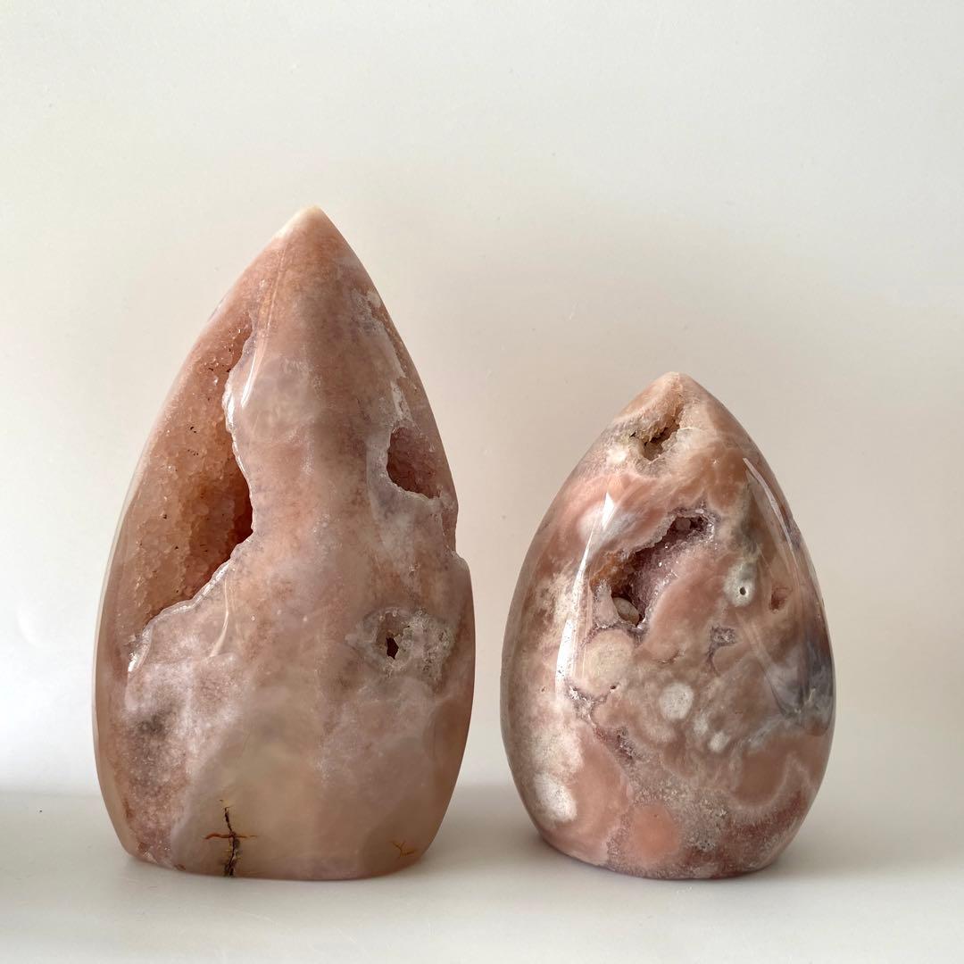 ピンクアメジスト フラワーアゲート ポリッシュ