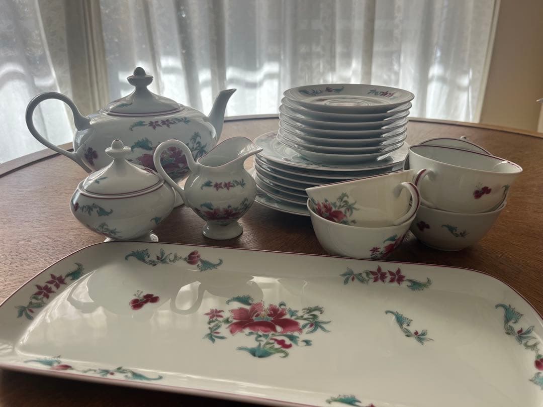 美品　ベルナルド23点セット花柄　リモージュ Lhass