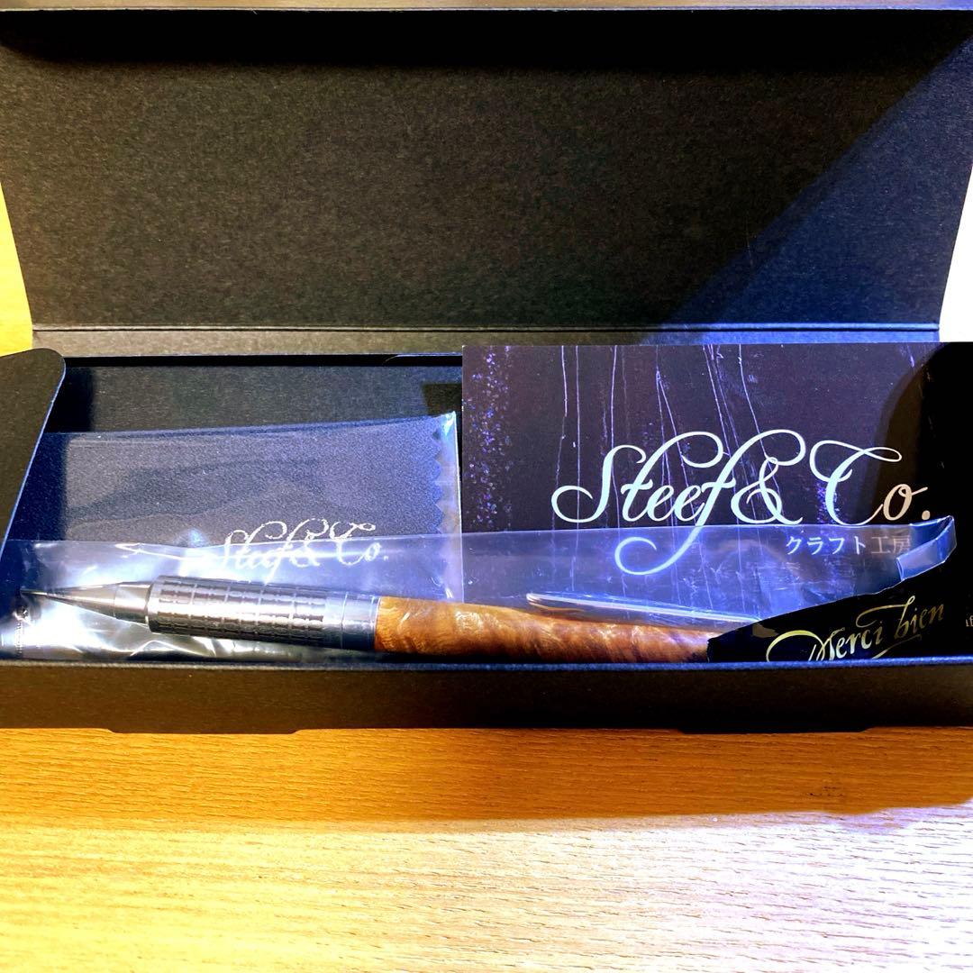 【新品】Steef＆Co　mk2極上マーブルウッド　シャープペンシル　pg5
