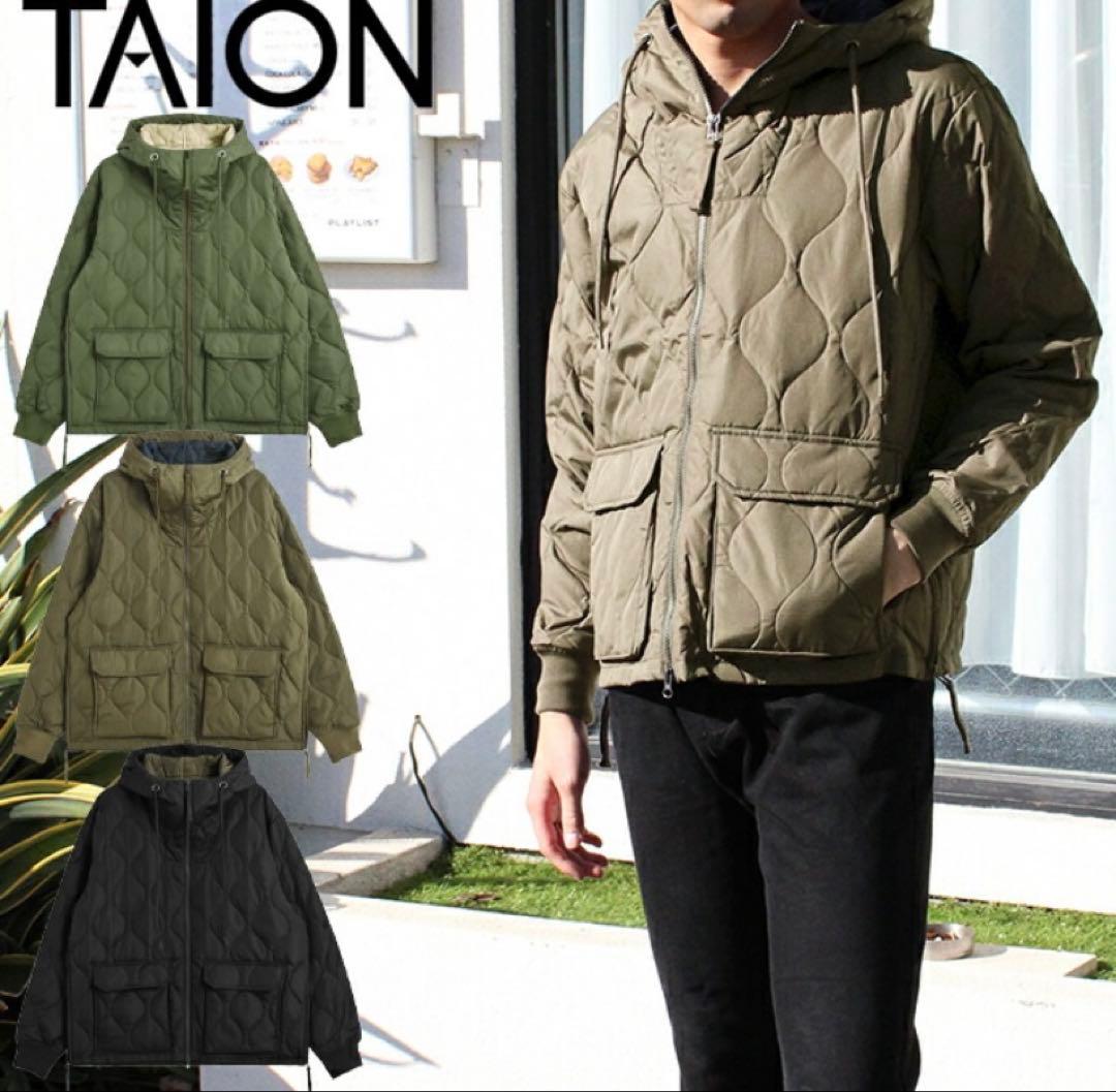 【新品未使用】TAIONタイオン　ミリタリー ダウンパーカー　M ライトモカ