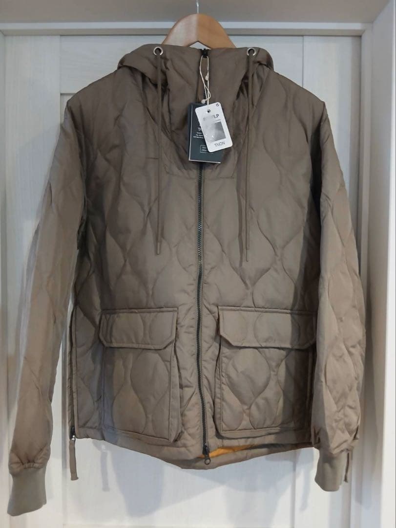 【新品未使用】TAIONタイオン　ミリタリー ダウンパーカー　M ライトモカ