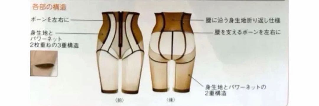 いりごま　シャルレ　腰サポートガードル　98