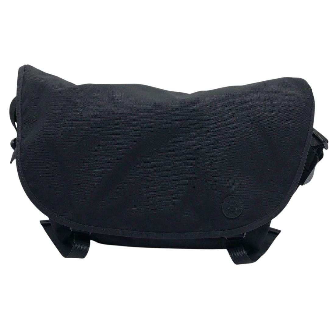 美品 CRUMPLER クランプラー メッセンジャーバッグ 黒 大容量 斜め掛け
