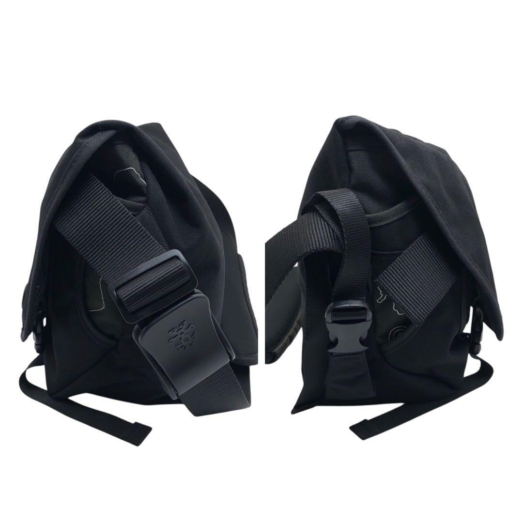 美品 CRUMPLER クランプラー メッセンジャーバッグ 黒 大容量 斜め掛け