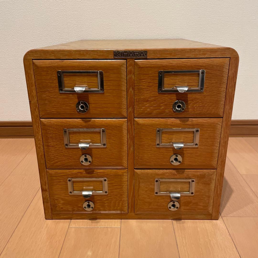 キハラ　図書カード収納　2列３段