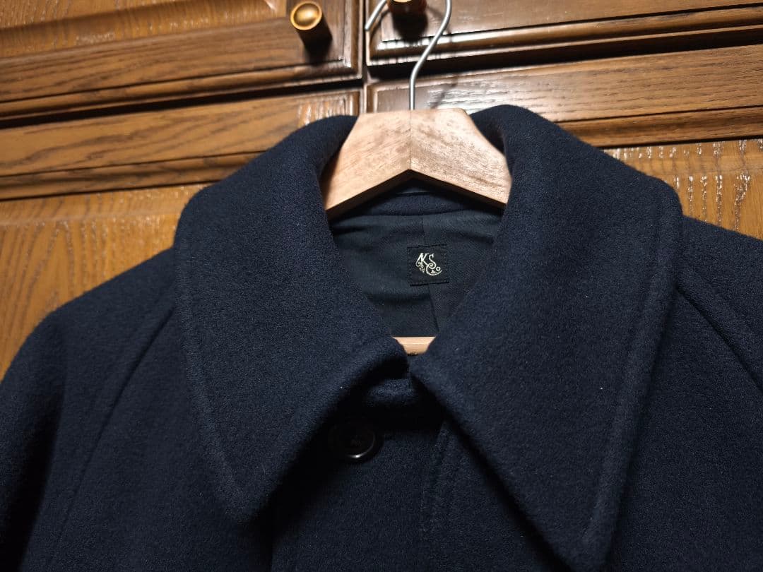 美品 KAPTAIN SUNSHINE トラベラーコート　ネイビー 36