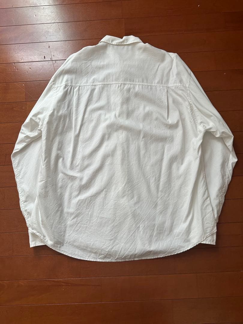 トップス AURALEE washed finx twill big shirts