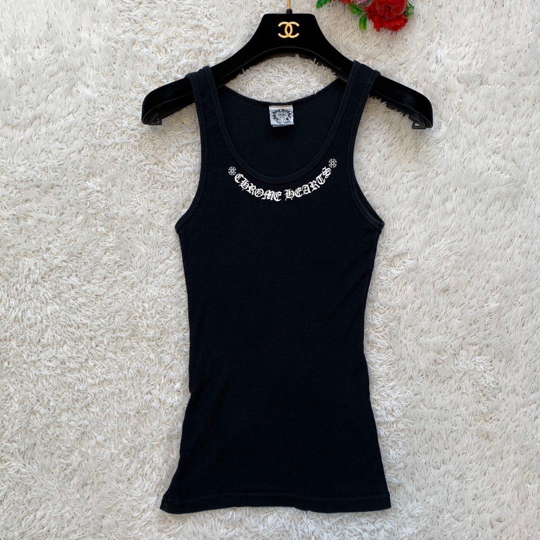［美品］クロムハーツ　バック　タガープリント　タンクトップ　アーチロゴ　Mサイズ
