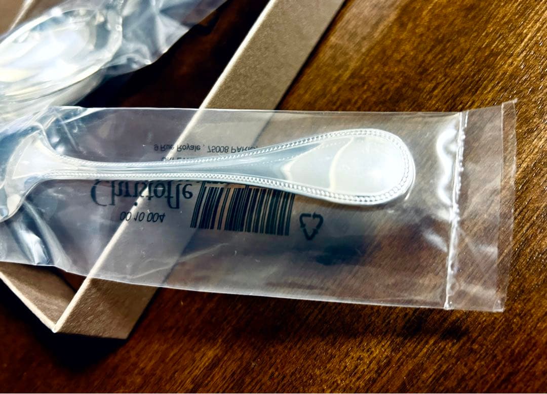 Cristofle クリストフル　銀製　シルバー　ティースプーン　 3客