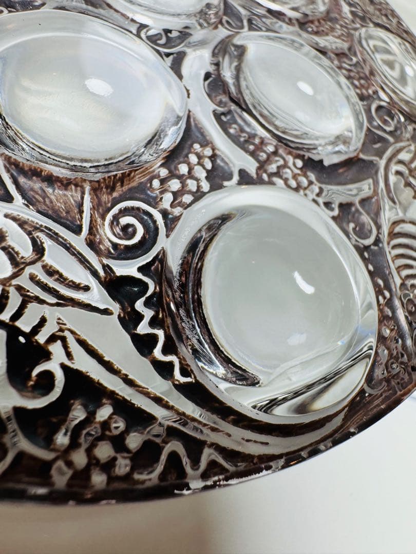 ラリック LALIQUE ロジェ パチネ 小物入れ オブジェ クリスタル✨