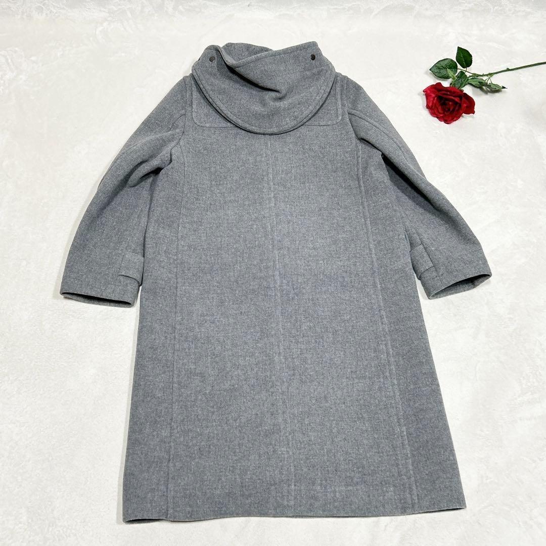 新品同様✨　tomorrowland ダッフルコート　グレー　36 ウール