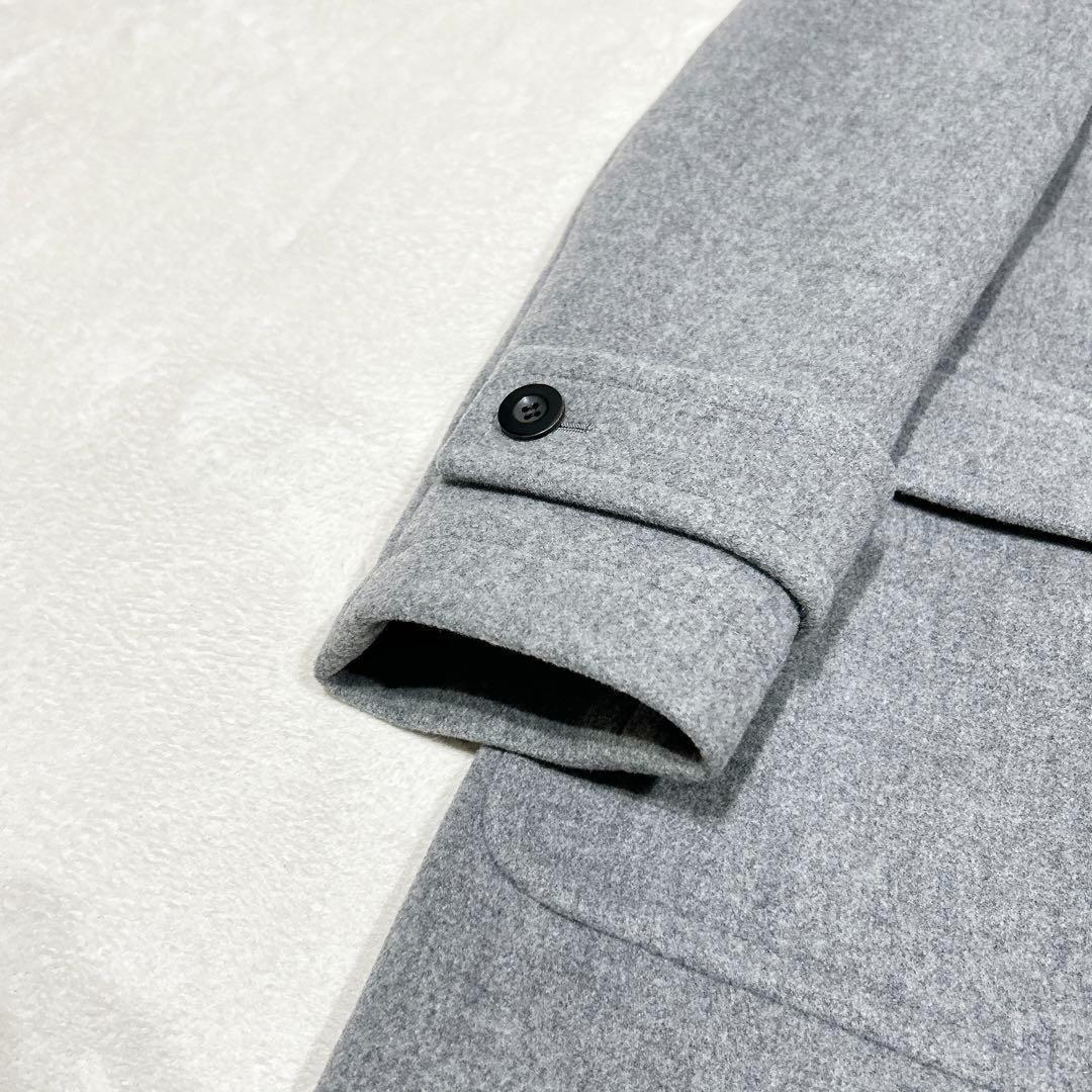 新品同様✨　tomorrowland ダッフルコート　グレー　36 ウール