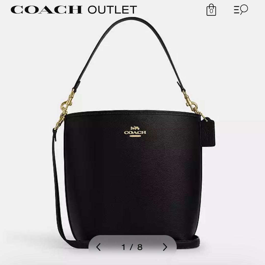 COACH ブラック シティ ラージバケットバッグ 品番 CT803 IMRF2