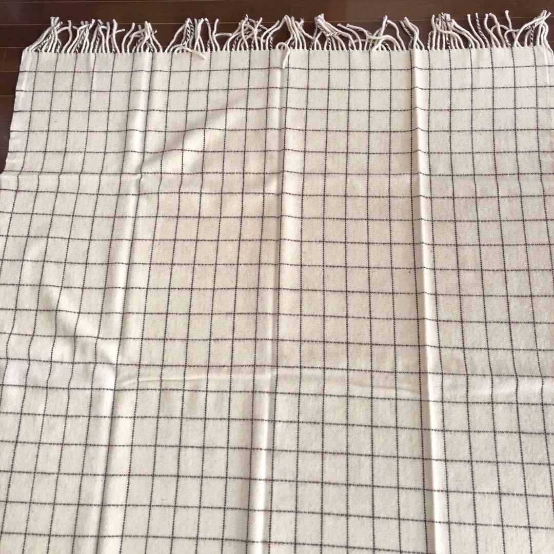 ECOLA スロー Mサイズ　Filete Marfim エコラ　羊毛　ウール